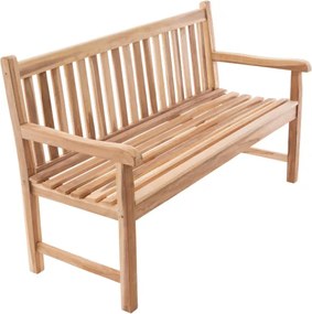 Divero 35520 Záhradná lavica masív 3-miestna 150 cm