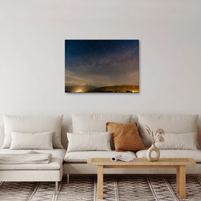 Obraz nočnej oblohy (70x50 cm)