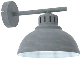 Nástenná lampa SVEN 1xE27/15W/230V šedá