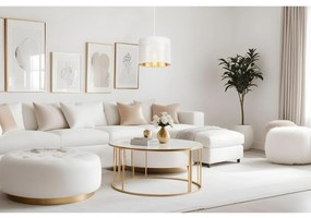 Závesné svietidlo Asti0, 1x biele PVC tienidlo, (fi 20cm), g, w