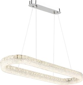 Globo 67387-40 - LED stmievateľný luster na lanku LAUREL 40W/230V číra+DO