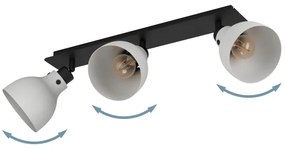 Eglo 43829 - Bodové svietidlo MATLOCK 3xE27/40W/230V