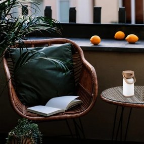 Rabalux 77143- LED Stmiev. nab. dot. von. stolná lampa FUNES LED/3W/5V IP44 hnedá