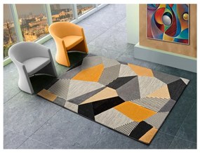 Oranžovo-sivý koberec Universal Gladys Sarro, 160 × 230 cm