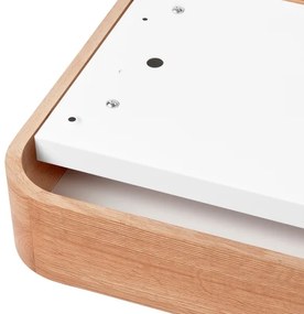 Stropné svietidlo OAK SQUARE 2xE27/15W/230V 35x35 cm dub