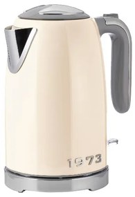 Silvercrest®  Rýchlovarná kanvica, 1,7 l + Hriankovač Retro 1973, krémová  (800010786)