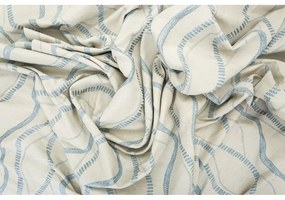 Žlto-modrý záves 140x245 cm Arcade - Mendola Fabrics