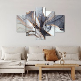 Obraz - Šedý mramor (150x105 cm)