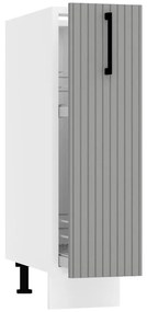 Skrinka do kuchyne Kate d20 cargo + kos šedá mat