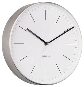 Karlsson 5732WH dizajnové nástenné hodiny, pr. 28 cm