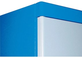 Policová dielenská skriňa na náradie GD, 4 police, zváraná, nosnosť 50 kg, 780 x 580 x 1920 mm