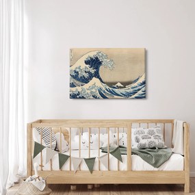 Obraz - Katsushika Hokusai, Under the Wave off Kanagawa, reprodukcia (90x60 cm)