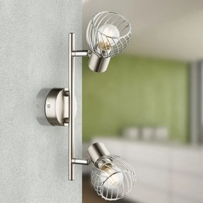 Globo 54809-2 - Bodové svietidlo TEXAS 2xE14/40W/230V matný chróm