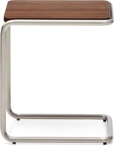 Odkladací stolík v dekore orecha 42x42 cm Tarsel – Kave Home