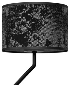 Nástenná lampička SATINO 1xE27/40W/230V + 1xGU10/MR11/7W čierna/šedá