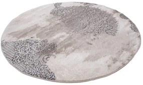 Koberec GALYA GAK11C sivý / hnedý kruh