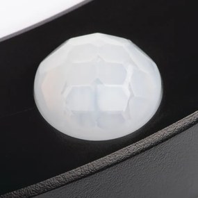 Kanlux 24605 - LED Svietidlo so senz. 2v1 ERGA LED/17W/230V 3000/4000/6500K čierna