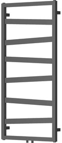 Mexen, Mexen Zoom dekoratívny kúpeľňový radiátor 1100 x 530 mm, 376 W, antracit - W130-1100-530-00-66