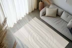 Obsession, Kusový koberec Zen Deluxe 700 Cream, 160x230, béžová, obývacia izba