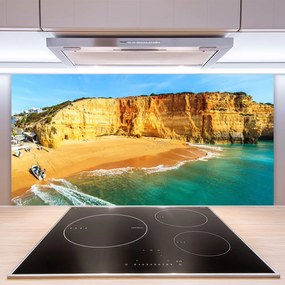 Nástenný panel  Záliv krajina 125x50 cm