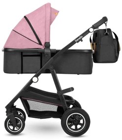 Lionelo - Kombinovaný kočík 2v1 AMBER Pink Rose
