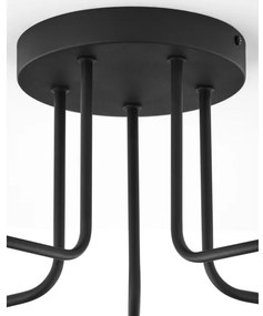 Jupiter 2040 - Luster na tyči BURANO 5xG9/10W/230V čierna/zlatá/číra