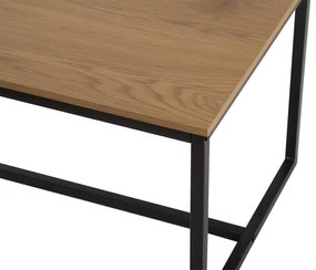 Noela Konferenčný stolík s čiernym rámom TABULA 90