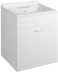 Aqualine Aqualine, plastová výlevka so skrinkou 60x50 cm, vrátane sifónu, PI6050-01