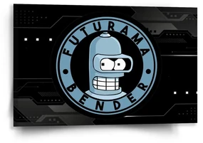 Sablio Obraz Futurama Bender Technology - 60x40 cm