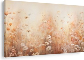 Obraz - Vzor divokých kvetov (90x60 cm)