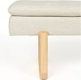 Krémová polstrovaná lavica Jappo – White Label
