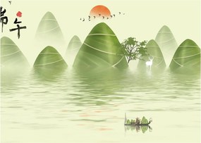 Obraz - Údolie zelených hôr (70x50 cm)