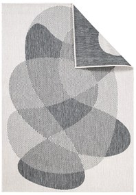 Dekorstudio Obojstranný koberec na terasu DuoRug 5835 - sivý Rozmer koberca: 200x290cm