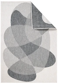 Dekorstudio Obojstranný koberec na terasu DuoRug 5835 - sivý Rozmer koberca: 80x150cm