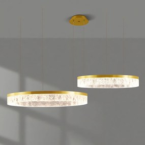 Toolight Toolight, LED závesné osvetlenie, 60W, 3000K, 3500lm, LHJ048-CP2, zlatá, OSW-50023