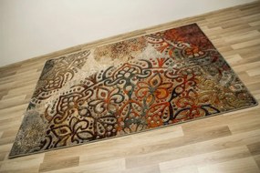 Koberec Polonia Boho červený / béžový