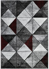 Koberce Breno Kusový koberec ALORA A1045 Red, sivá, viacfarebná,80 x 150 cm