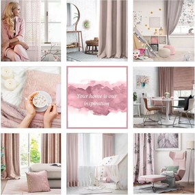 ZATEMŇOVACÍ ZÁVES NA PÁSKE ROSA 135X300 CM PÚDROVÁ