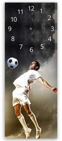 Gario Hodiny na stenu Futbalista Rozmery: 30 x 90 cm