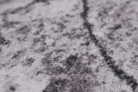 Spoltex, Behúň na mieru Marble 19 šedý, šíre 67 cm, šedá, chodba / predsieň