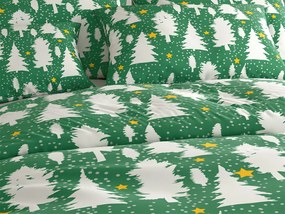 Bavlnené obliečky EVERGREEN DREAMS zelené Rozmer obliečky: 70 x 90 cm | 140 x 200 cm