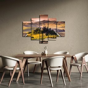 Obraz krajiny v knihe (150x105 cm)