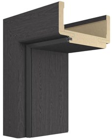 Nastaviteľný rám dverí 60L 140-180 antracit