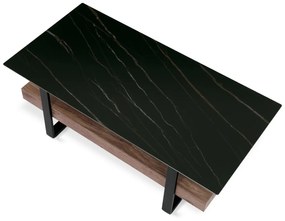 Konferenčný stolík 120 x 60 cm, keramika a mramor