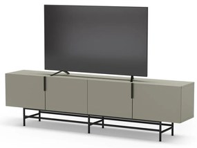 Zelenosivý TV stolík 200x54,5 cm Eldia – Marckeric