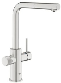 Drezová batéria GROHE GROHE Blue Pure 2022 s filtrom supersteel 30601DC0, 1 ks