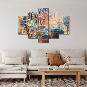 Obraz - Zrodený na jazdu (150x105 cm)