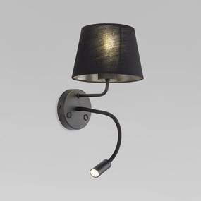 Toolight Toolight, nástenné svietidlo LED 3W+1xE27 APP1610-2W, čierna, OSW-01593