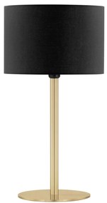 LED čierno-zlatá stolná lampa Sibnia
