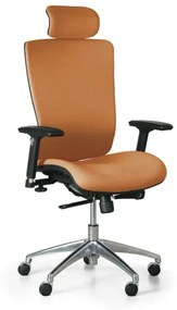 Kancelárska stolička LESTER F, oranžová